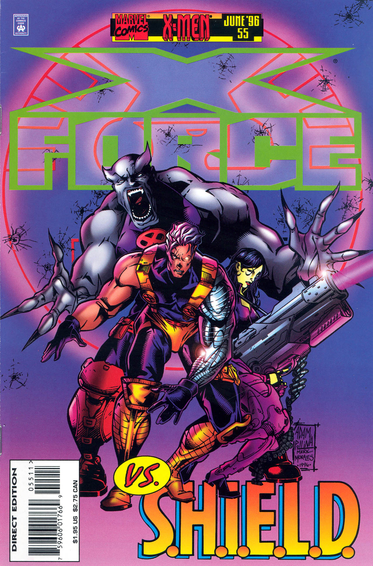 Read online X-Force (1991) comic -  Issue #55 - 1