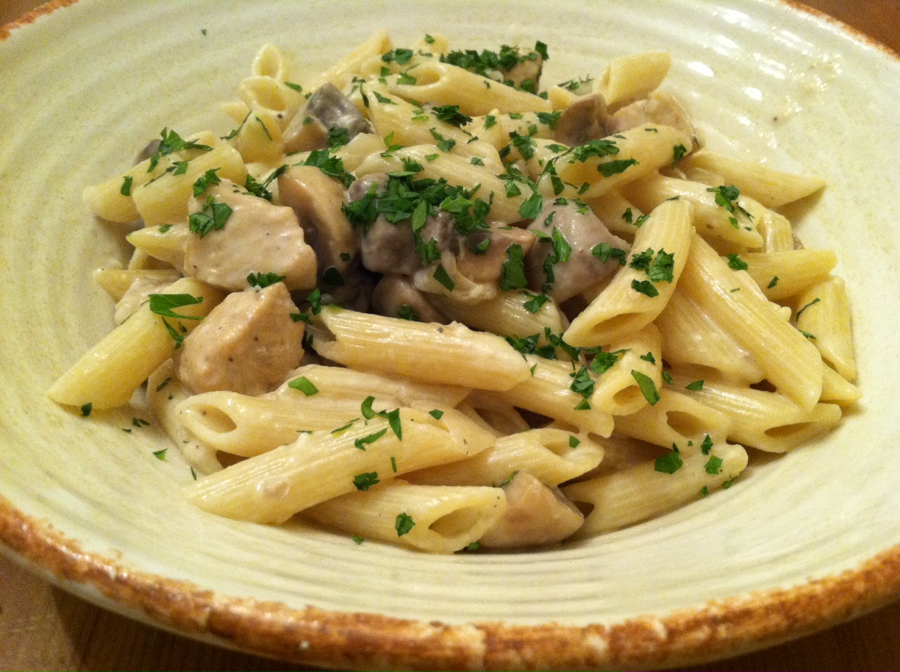 A Taste of Home Cooking Creamy Chicken Marsala Pasta