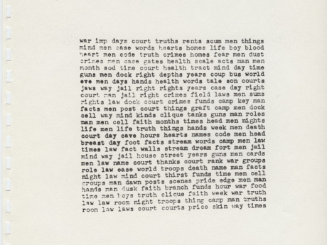 Carl Andre Poems