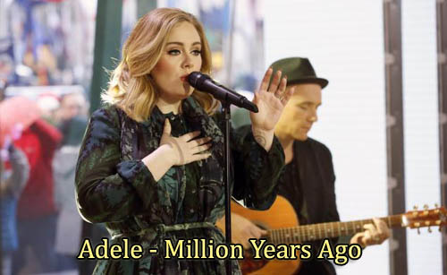 Lirik Lagu Adele Million Years Ago Melyric Lagu