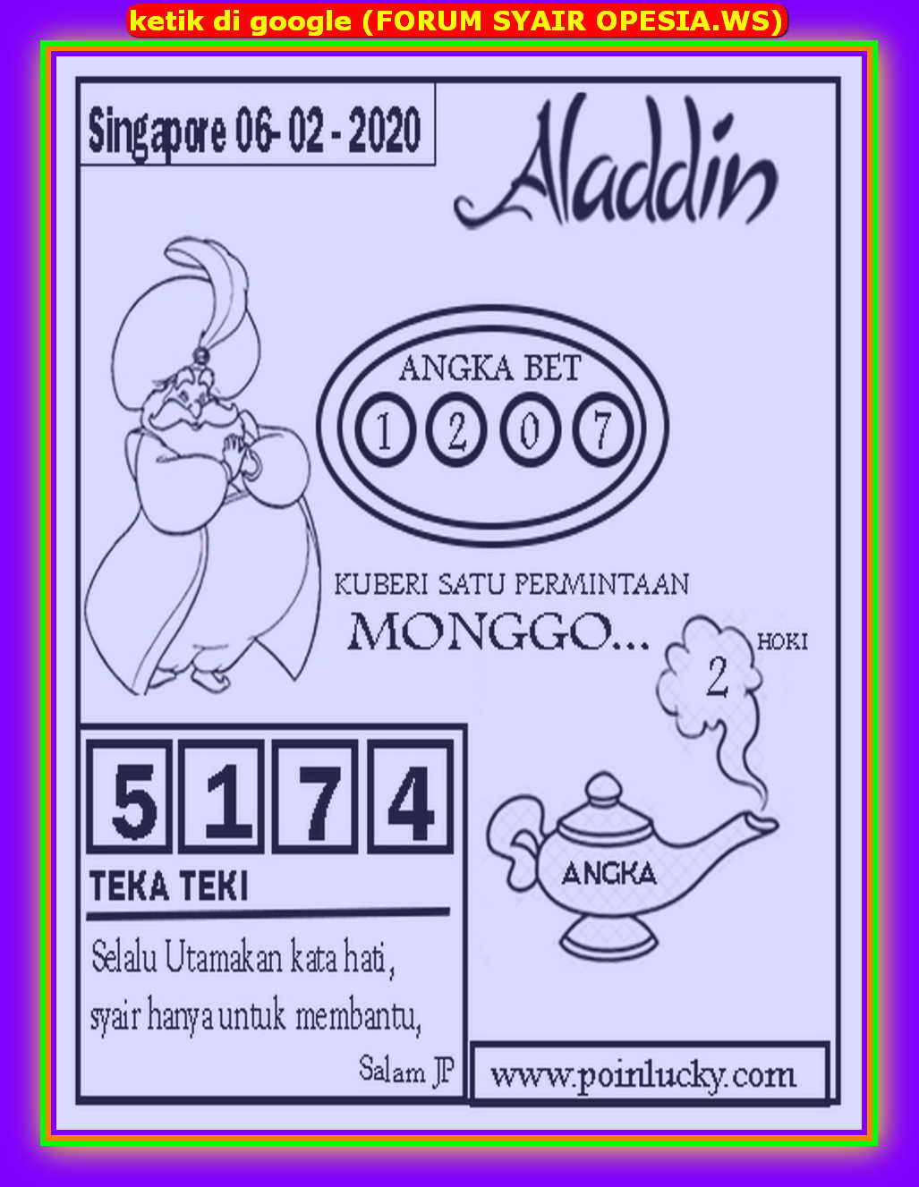 Forum Syair Singapore Forum Syair Gambar