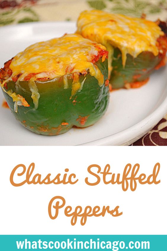 Classic Stuffed Peppers | What's Cookin' Chicago