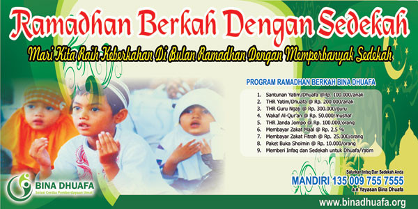 5 Contoh Banner Santunan Anak Yatim yang Unik dan Menarik