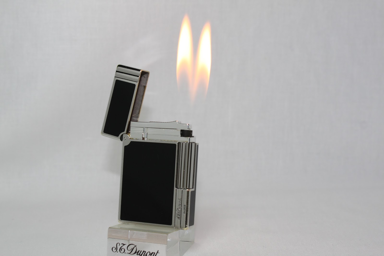 ziq S.T. DUPONT collections ORIGINAL S.T.DUPONT GATSBY SILVER BLACK