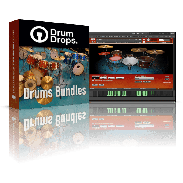 Drumdrops Drums Bundles KONTAKT Library