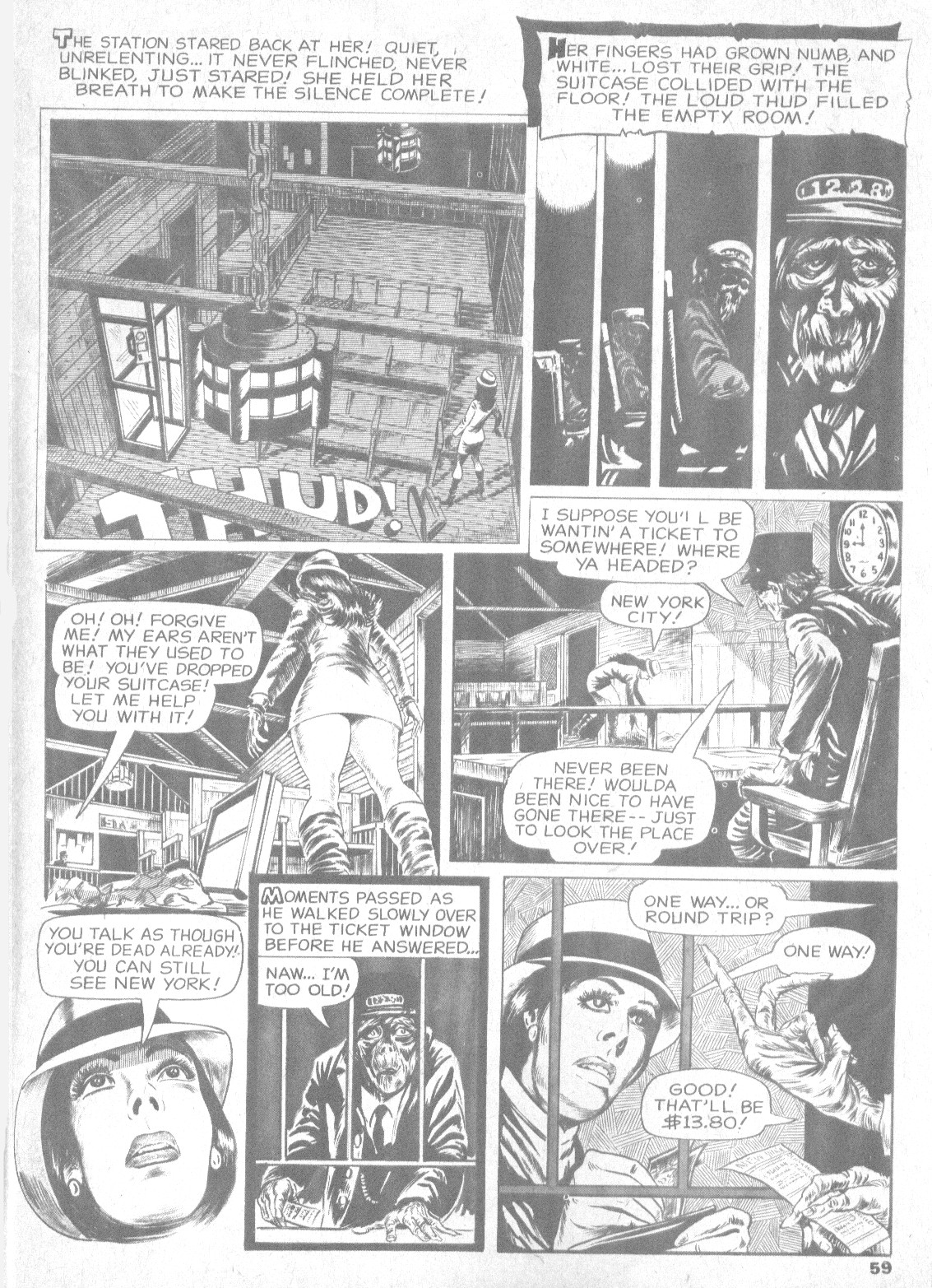 Read online Creepy (1964) comic -  Issue #32 - 59