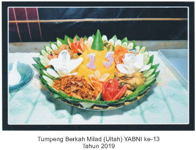 Tumpeng Berkah Milad YABNi ke 13 - 2019