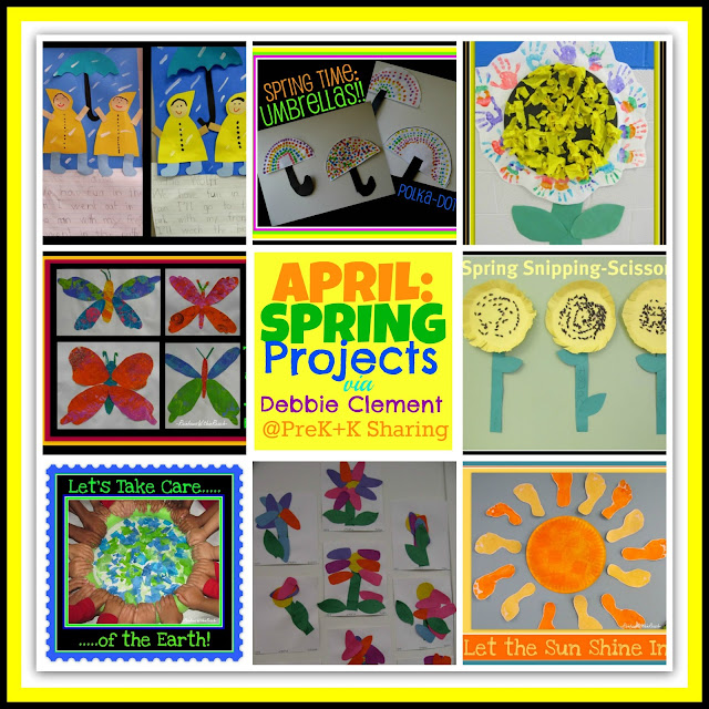 photo of: Spring Projects via Debbie Clement at PreK+K Sharing 