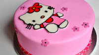 Cara Membuat Kue Tart Ultah Hello Kitty 