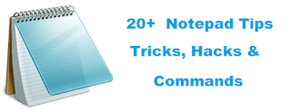 Notepad Tips & Tricks