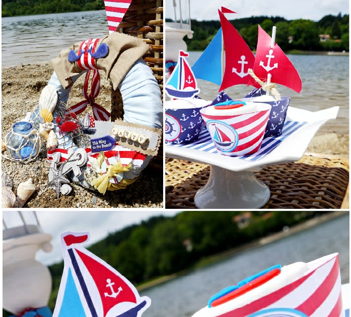 A Rustic Shabby Chic Nautical Birthday Party - Party Ideas