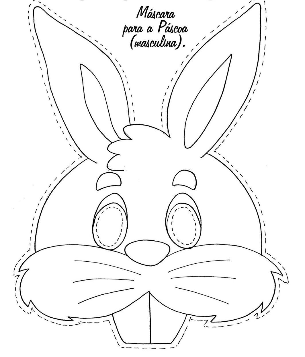 40 moldes de orelhas de coelho e máscaras de coelho para a Páscoa!-ESPAÇO  EDUCAR