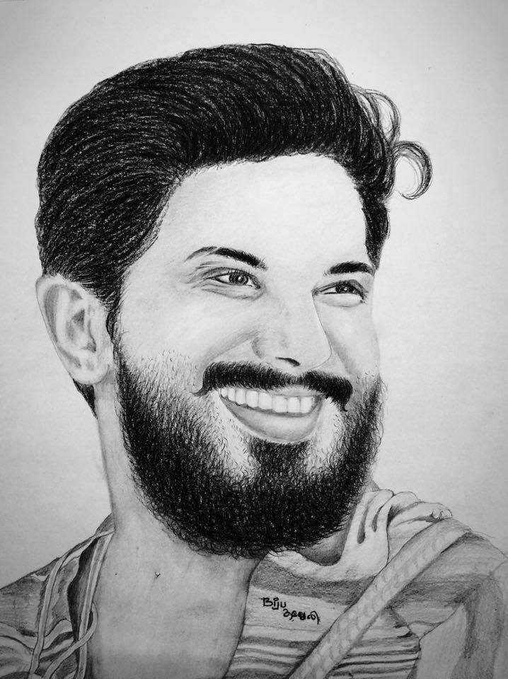 Malayalam Movie Hut "Charlie" Dulquer Salmaan In Different Sketch