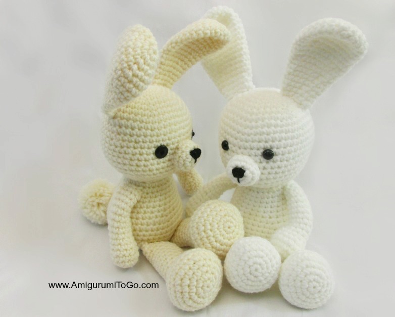 Crochet bear and bunny amigurumi pattern