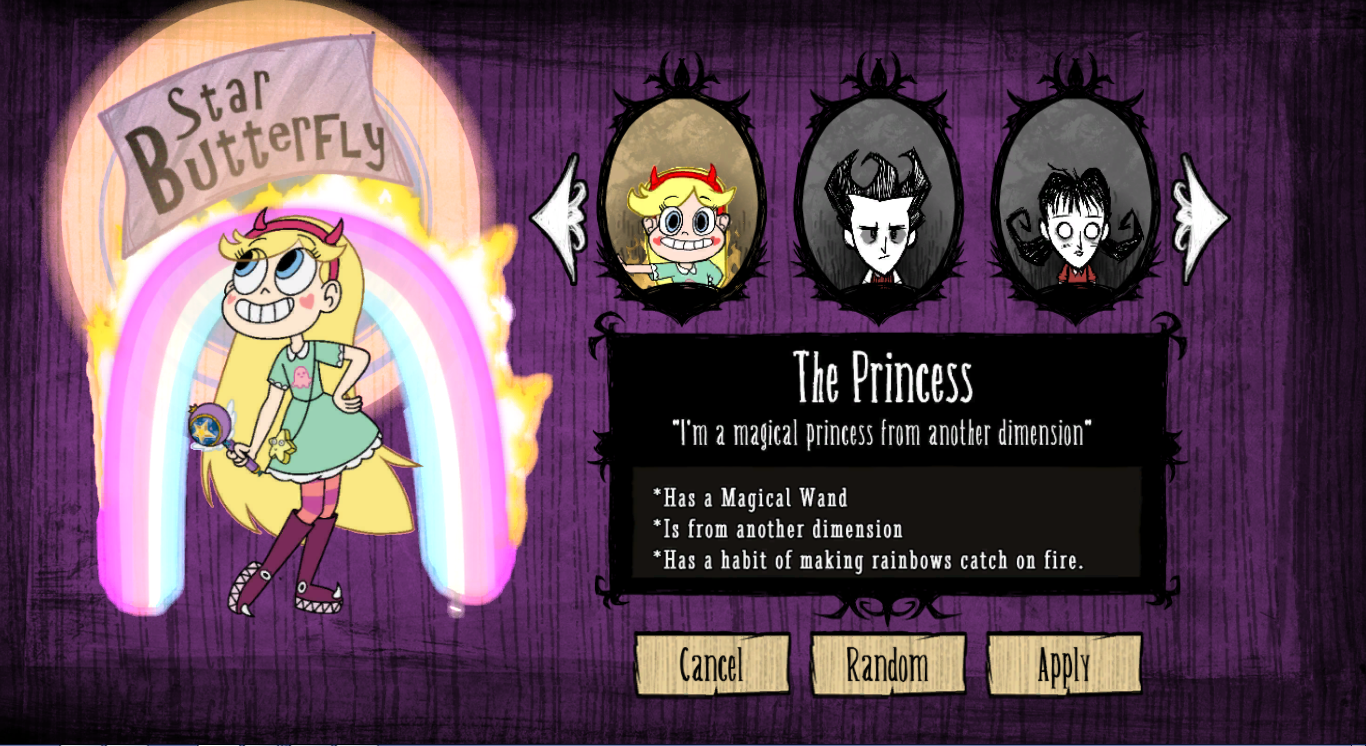 Star Butterfly v0.1 Don't Starve Custom