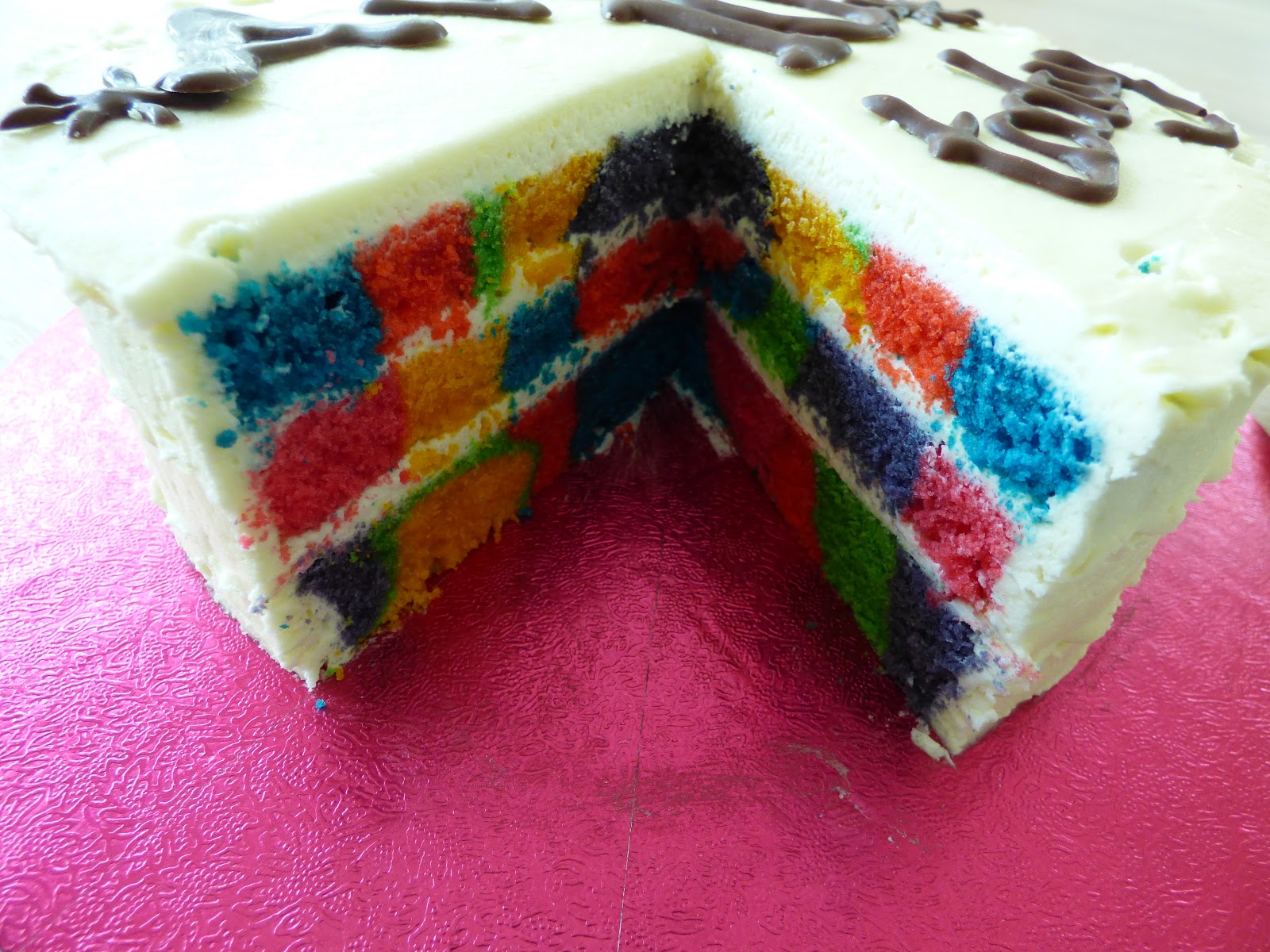 Rainbow Tie Dye Cake Recipe Garden Tea Cakes And Me