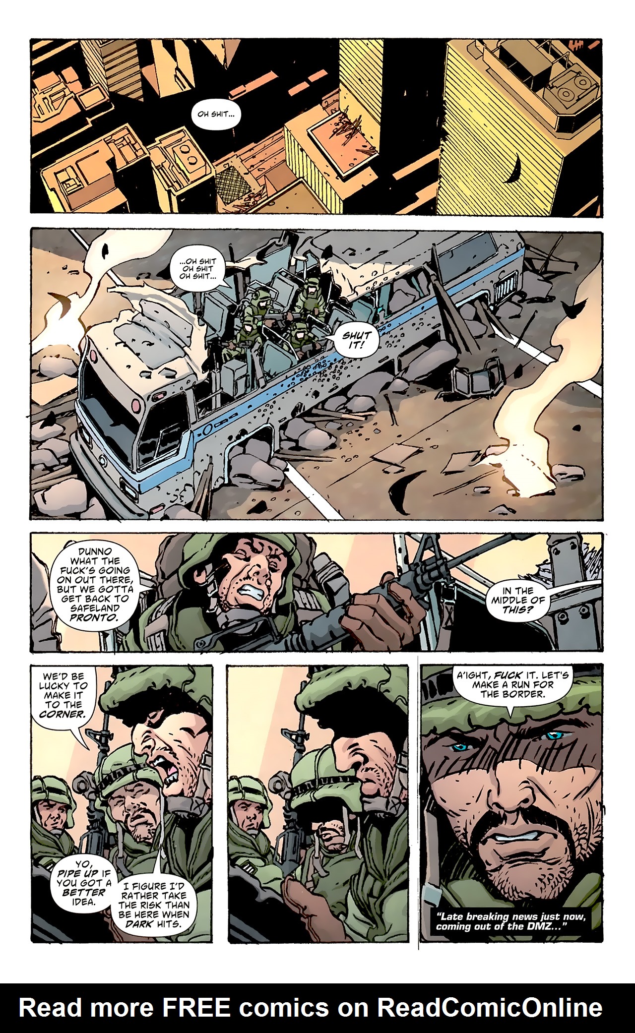 Read online DMZ (2006) comic -  Issue #22 - 6