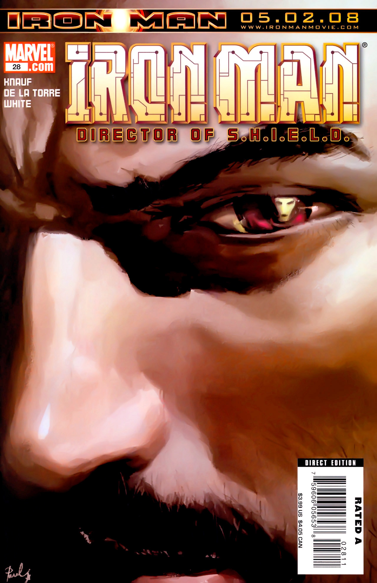 Read online Iron Man (2005) comic -  Issue #28 - 1