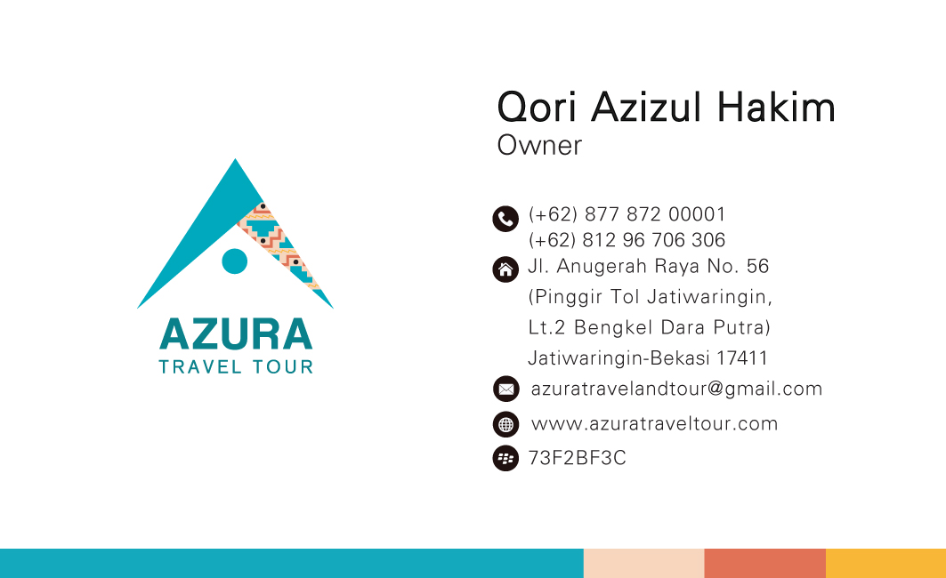 Kartu Nama Azura Travel