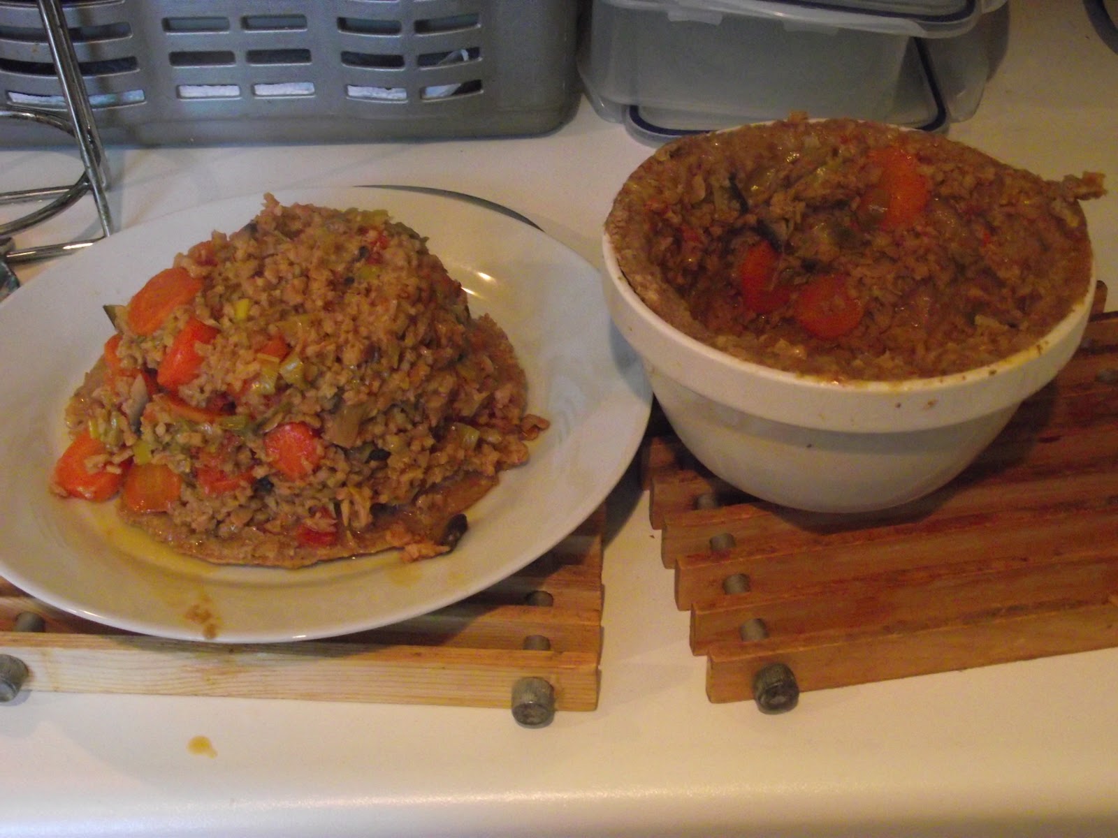 Rocket and Roses Vegan Kitchen Savoury Suet Pudding