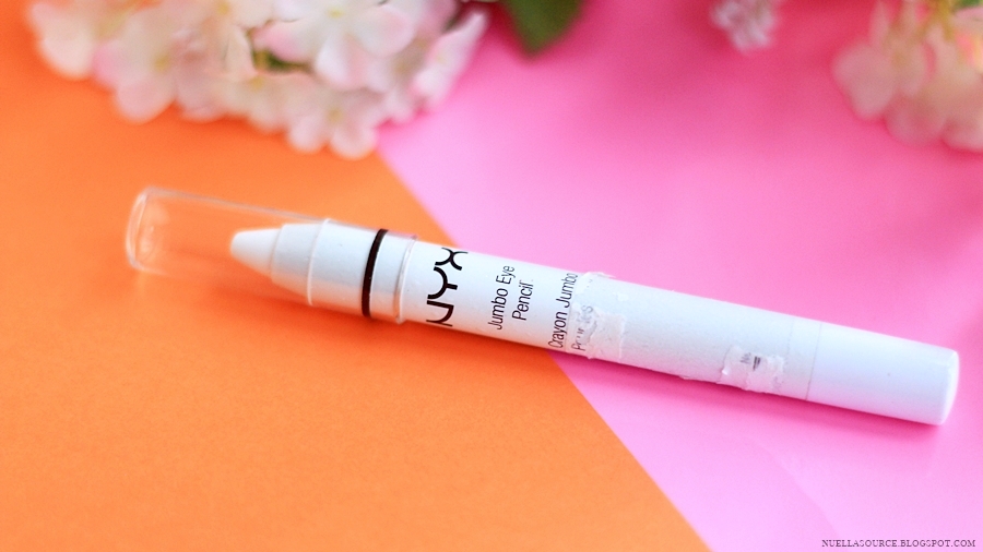 Raviver la couleur de ses fards grâce au crayon jumbo blanc de NYX