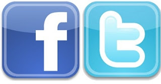 facebook y Twitter - boton de facebook - boton de twitter - logo de twitter - logo de facebook - vincular facebook con twitter - vincular twitter con facebook