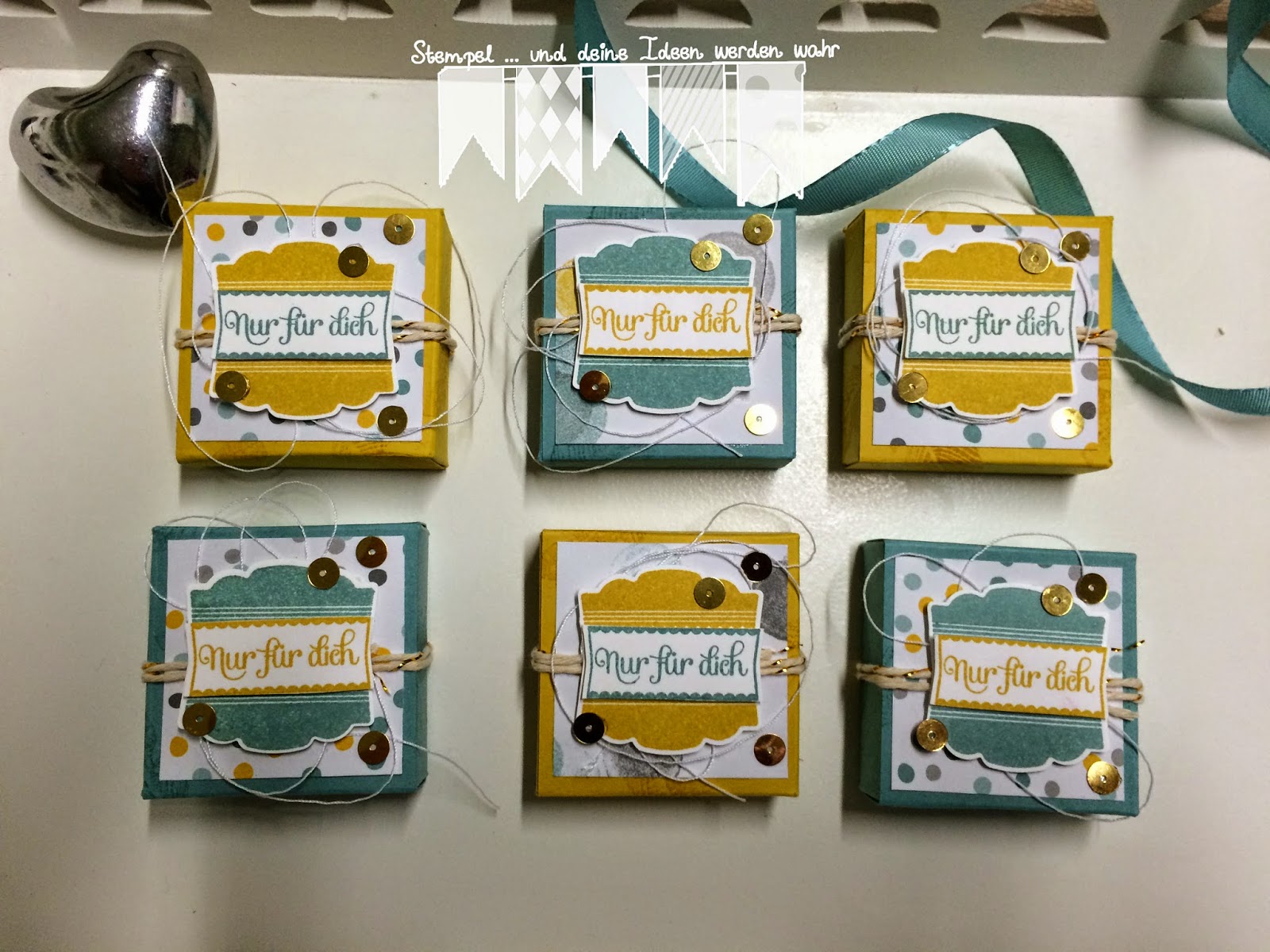 Mini Ritter Sport Verpackung Stempel und deine Ideen werden wahr