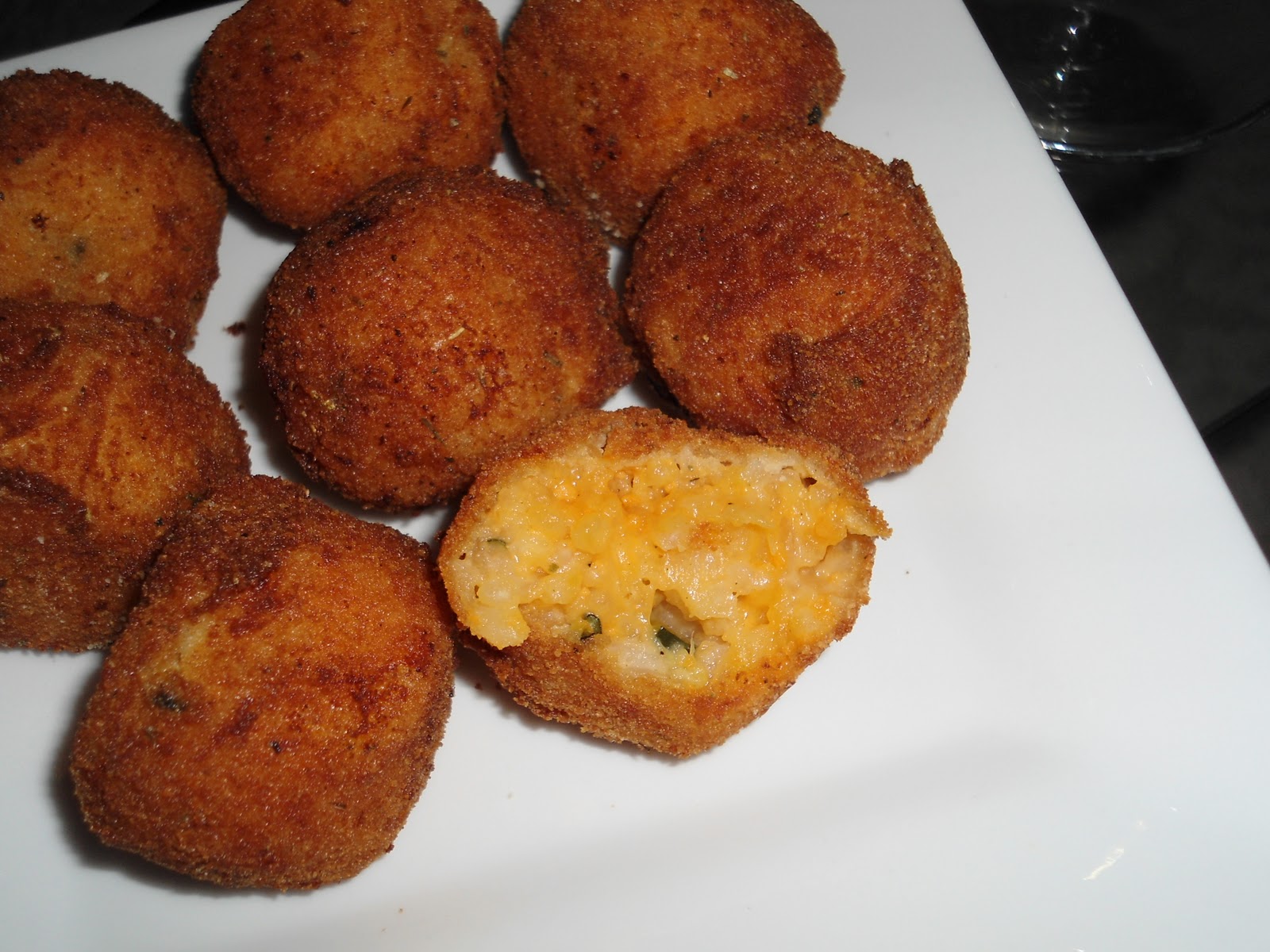 My Adventures to Food Blogging Arancini di Riso Risotto Balls stuffed