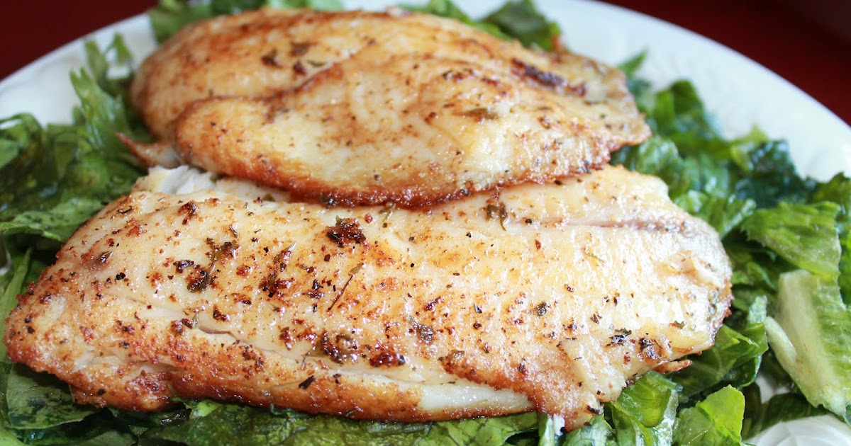 Pan Seared Cajun Tilapia Sandy's Kitchen