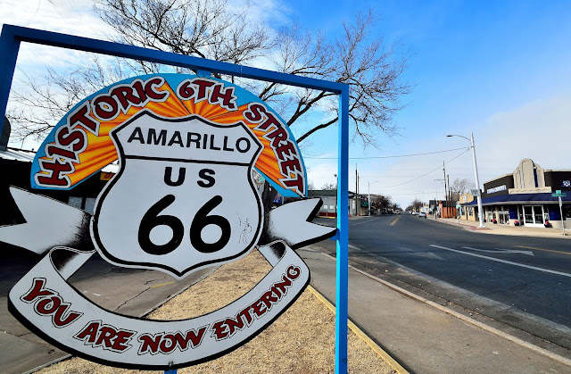 To get a real taste of Route 66 in Amarillo, go straight to the source- the over one mile of the Mother Road that runs straight through the heart of the historic 6th Street district!
