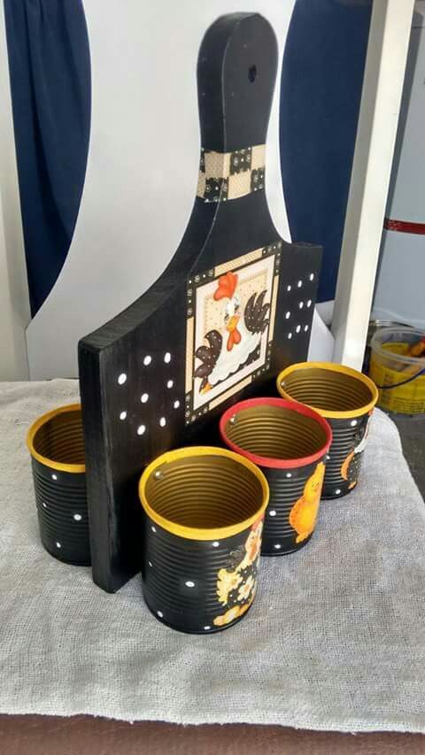 12 Ideas de cómo decorar tu cocina con tablas de madera de picar ~ Haz