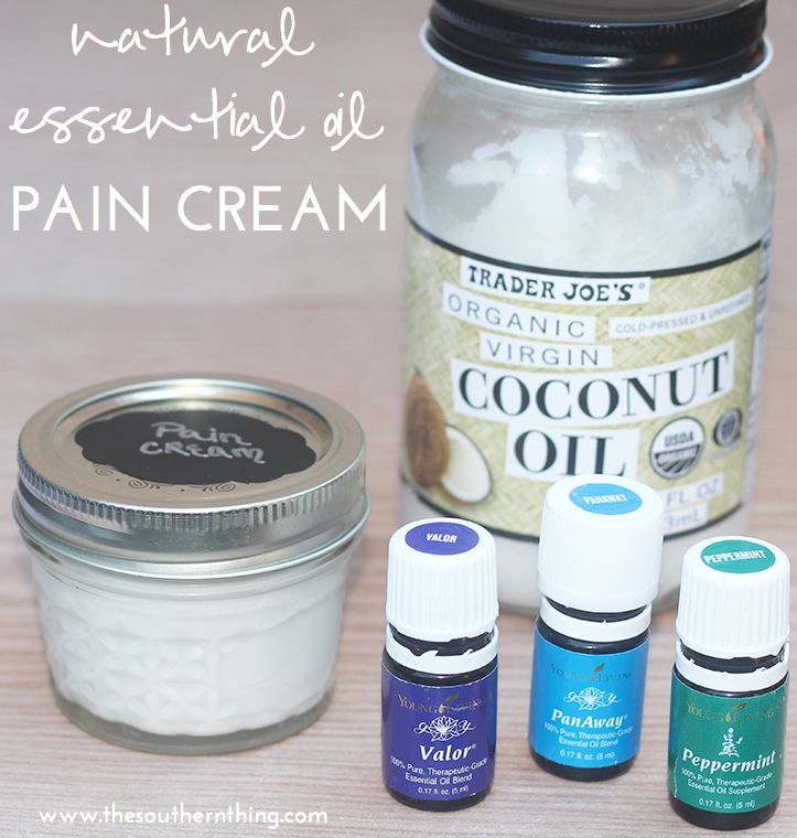 DIY Natural Essential Oil Pain Relief Cream | The Southern Thing ...