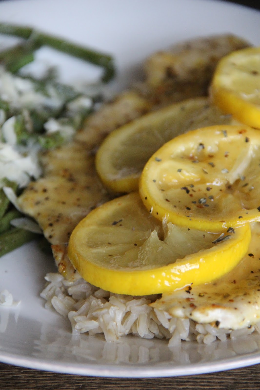 Lemon Honey Chicken + Garlic Parmesan Roasted Green Beans Darling Do