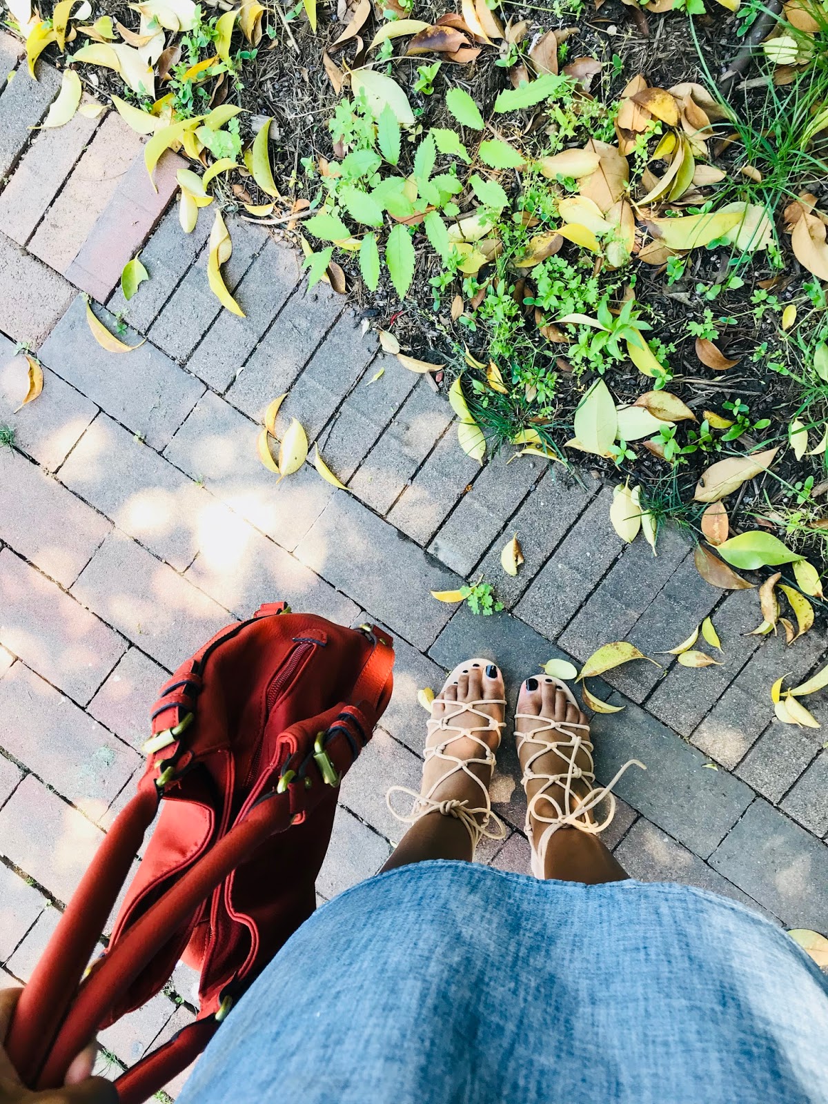 Strappy Heels And A Cute Bag To Match Strappy Heels And A Cute Bag To Match