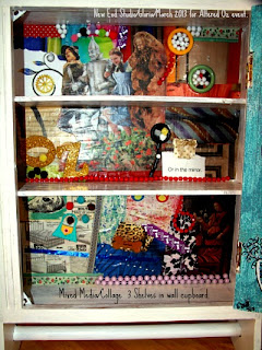 Altered Oz 2013 New End Studio mixed media cupboard