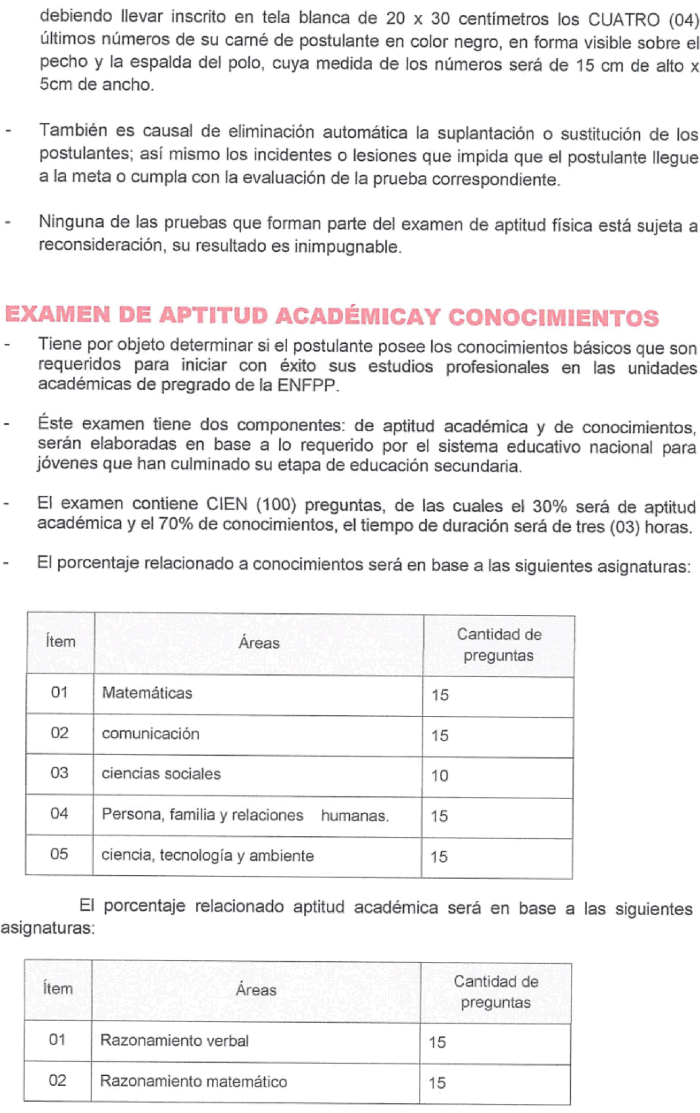 PROSPECTO DE ADMISIÓN PNP 2024 suboficiales EESTP REQUISITOS REGLAMENTO
