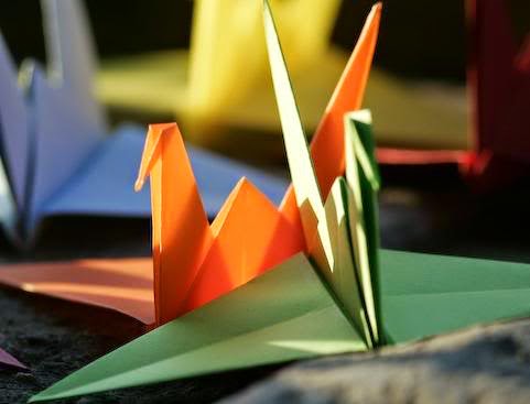 Hướng dẫn cách gấp giấy Origami - Hình con Hạc giấy đơn giản