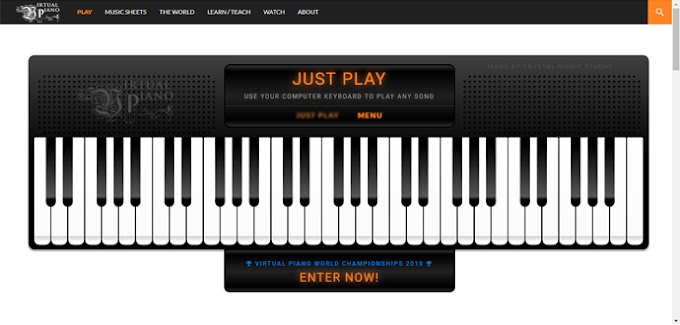 Bermain Virtual Piano Online