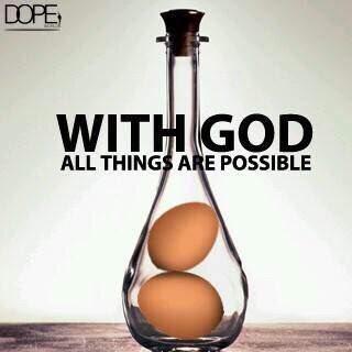 all things are possible with God