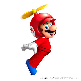 Mario volando Mario para imprimir