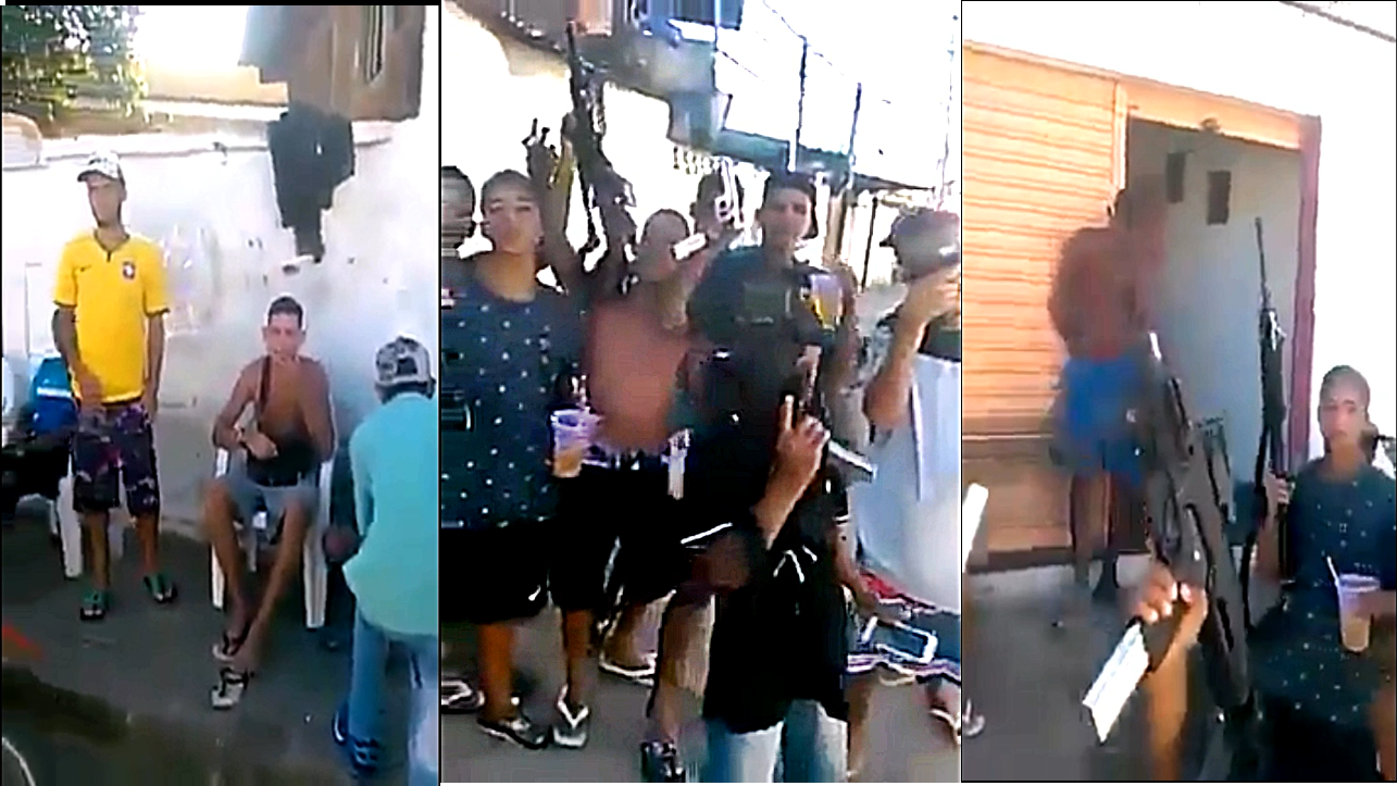 [VÍDEO]Bandido grava aniversário de traficante na favela do Rola Rio