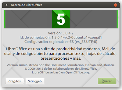 Acerca de LibreOffice