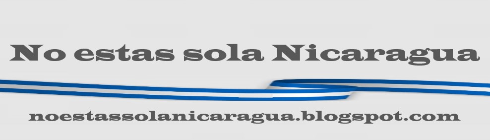 No estas sola Nicaragua
