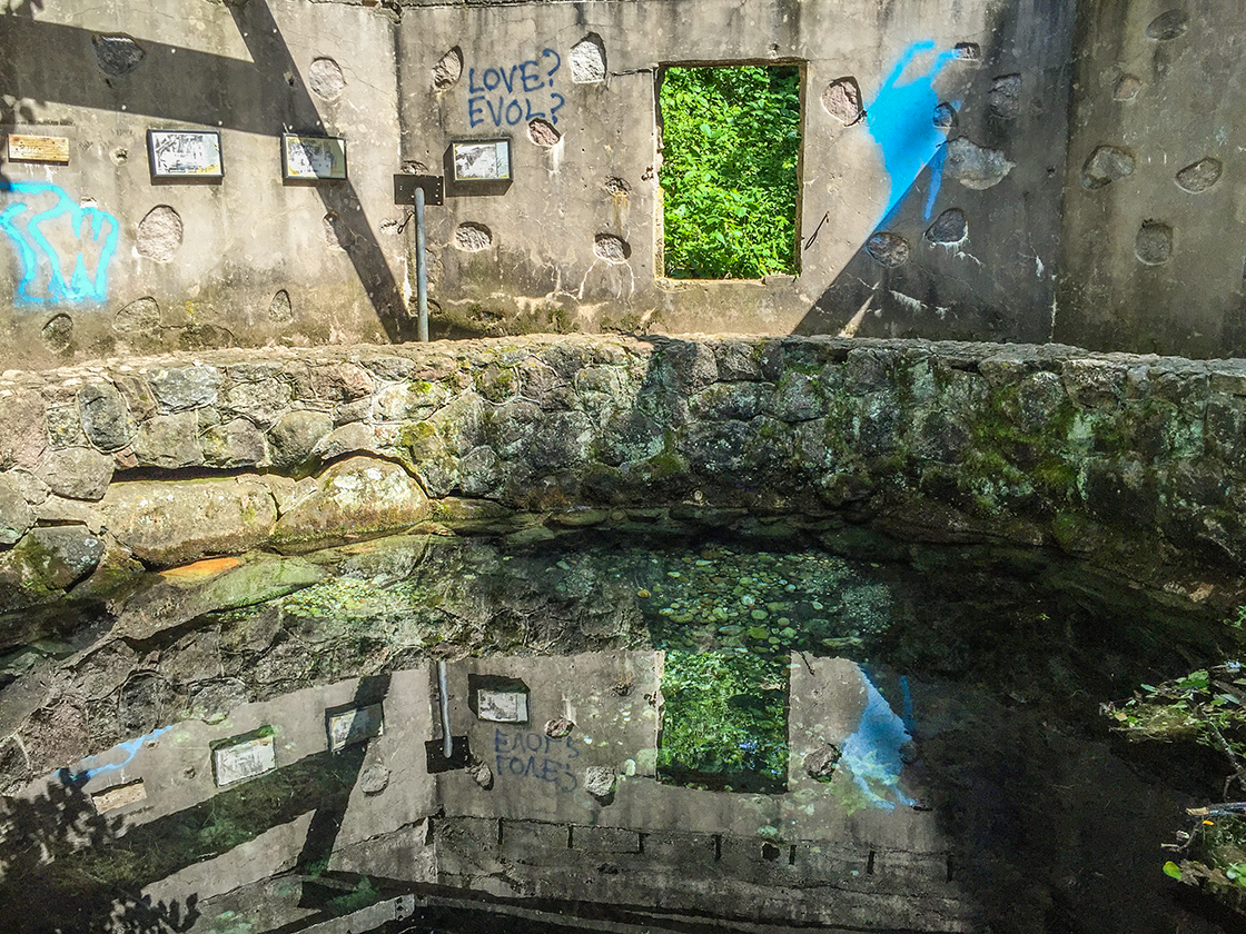 Ruins of Spring House at Paradise Springs