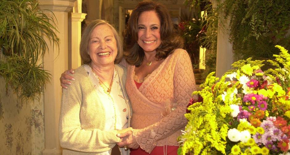 Miriam Pires e Susana Vieira em Senhora do Destino, como Clementina e Maria do Carmo na Globo em 2004
