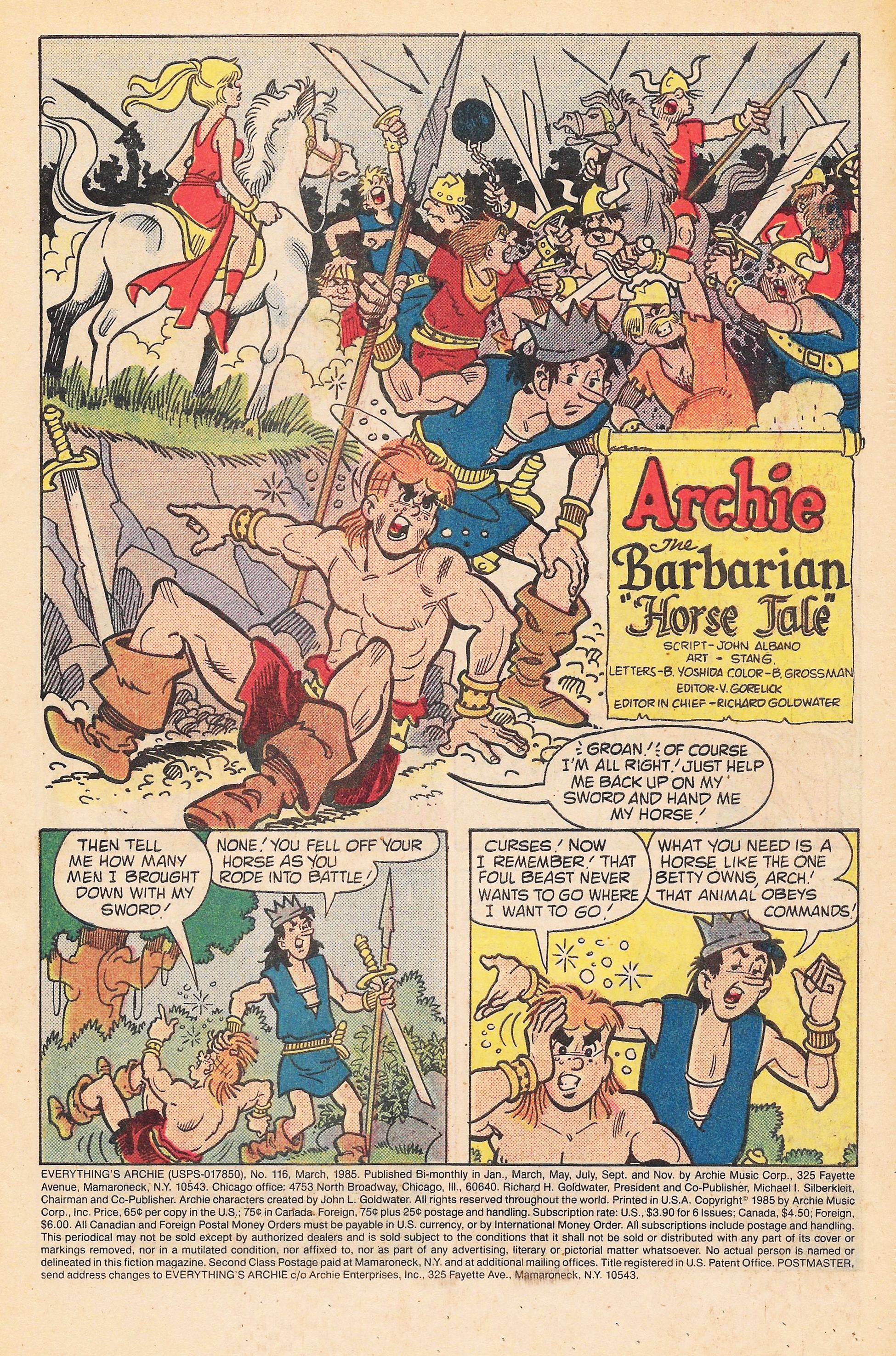 Read online Everything's Archie comic -  Issue #116 - 3