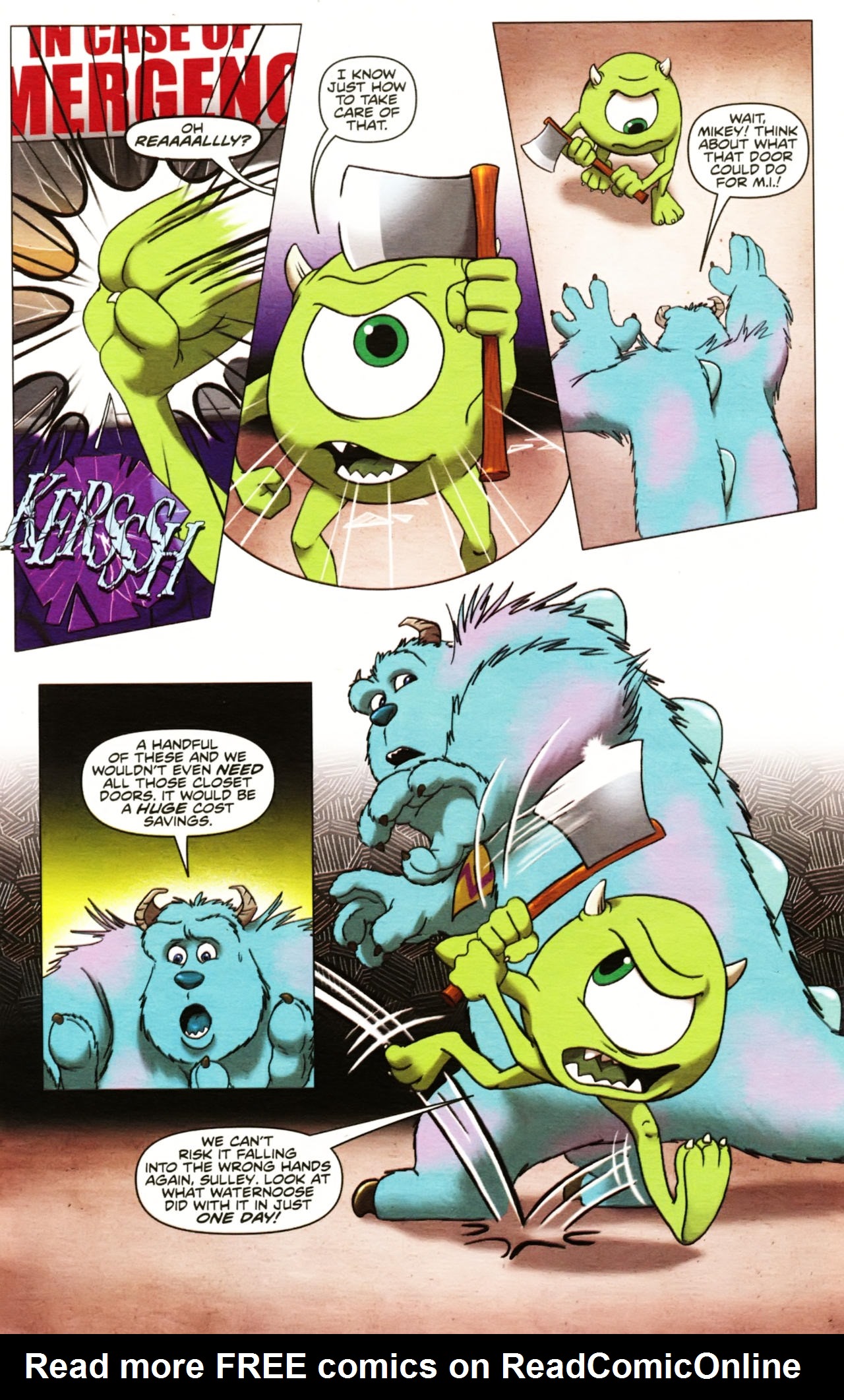 Read online Monsters, Inc: Laugh Factory comic -  Issue #2 - 19