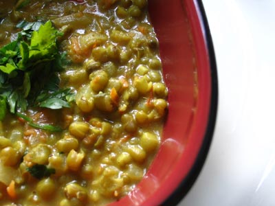 Mung Bean and Coconut Milk Soup