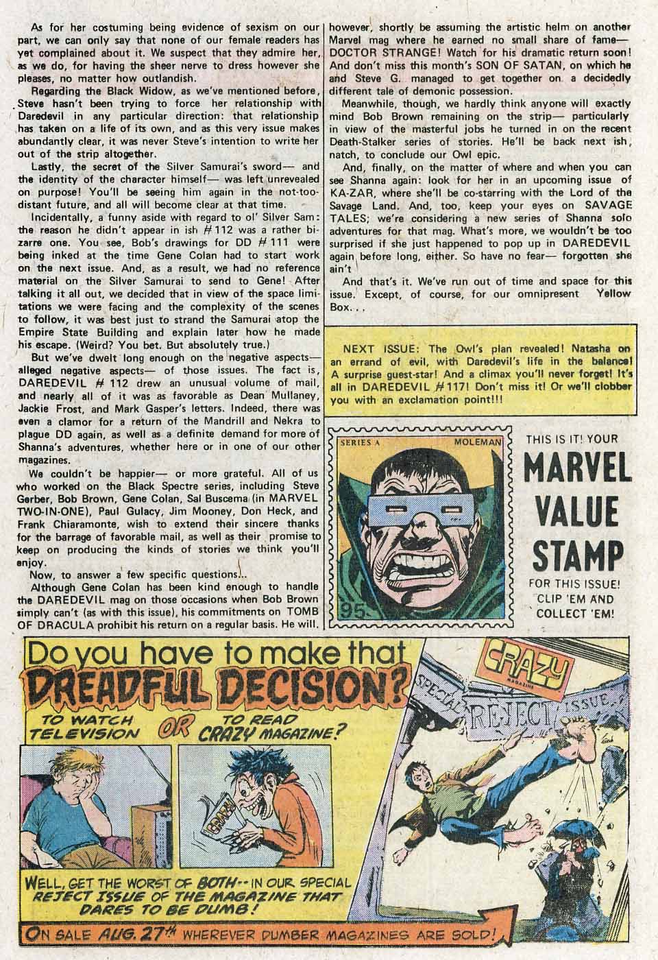 Read online Daredevil (1964) comic -  Issue #116 - 21