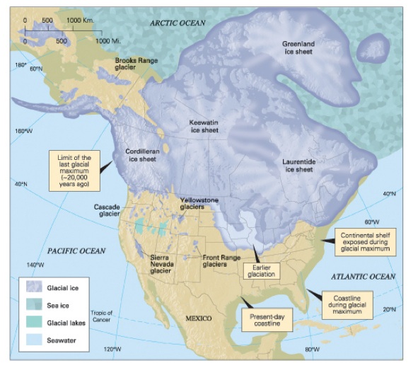Stonehenge and the Ice Age: North American Ice Sheets